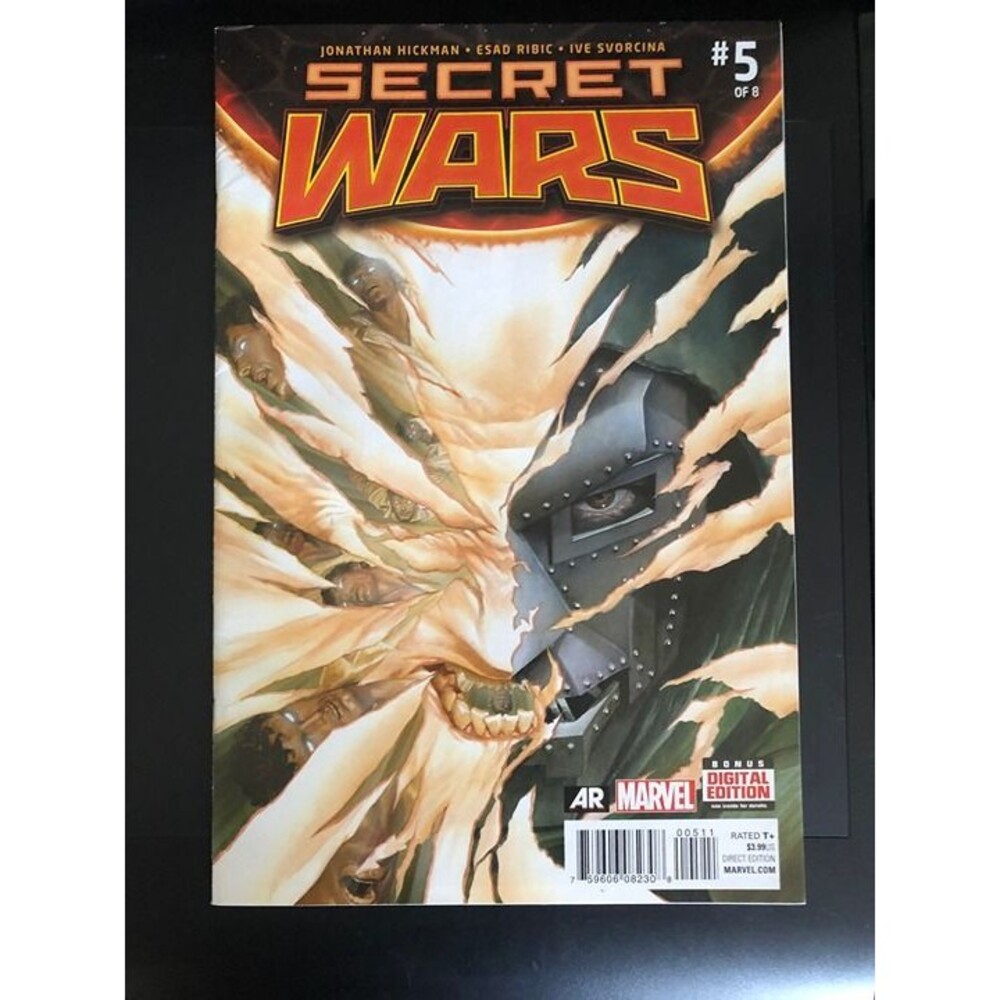 Secret Wars #5 (2015) Marvel - Alex Ross-Movie-Easter Egg God Emperor Doom VF